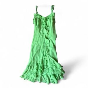 Express Vibrant Green Dress